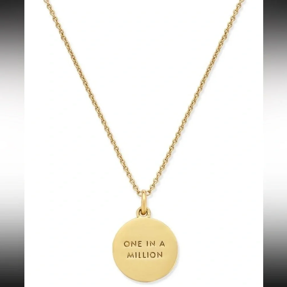 Kate Spade New York Initial Pendant Necklace T Gold